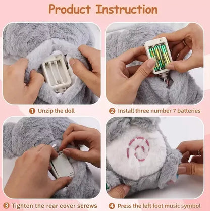 Peluche muñeco respira